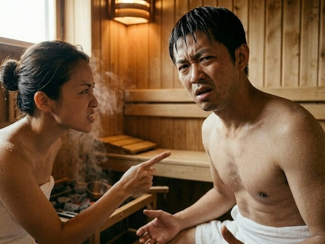 sauna-fighting